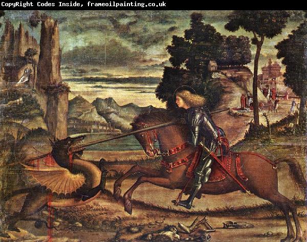 CARPACCIO, Vittore St George and the Dragon (detail) dfg